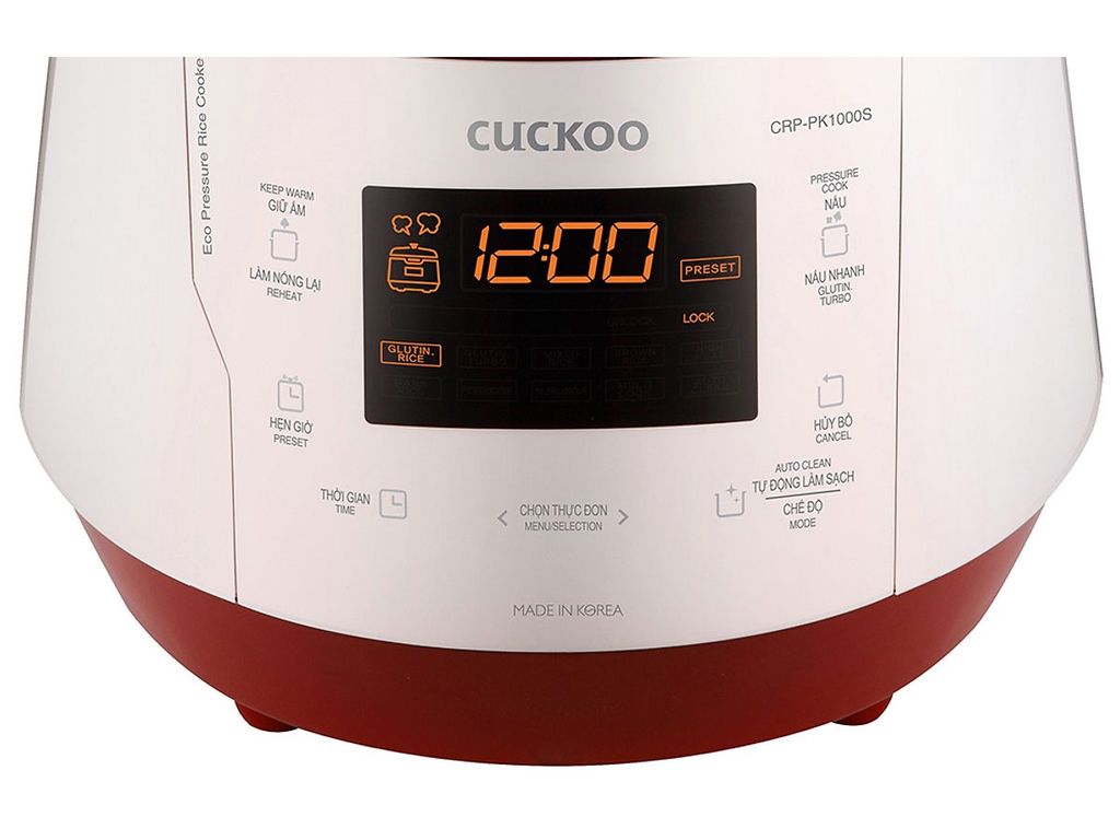 Nồi cơm áp suất điện tử Cuckoo CRP-PK1000S - 1.8 lít