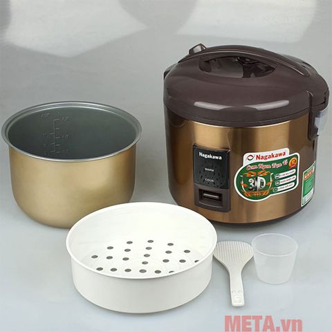 Nồi cơm điện 1.8 lít Nagakawa NAG0122
