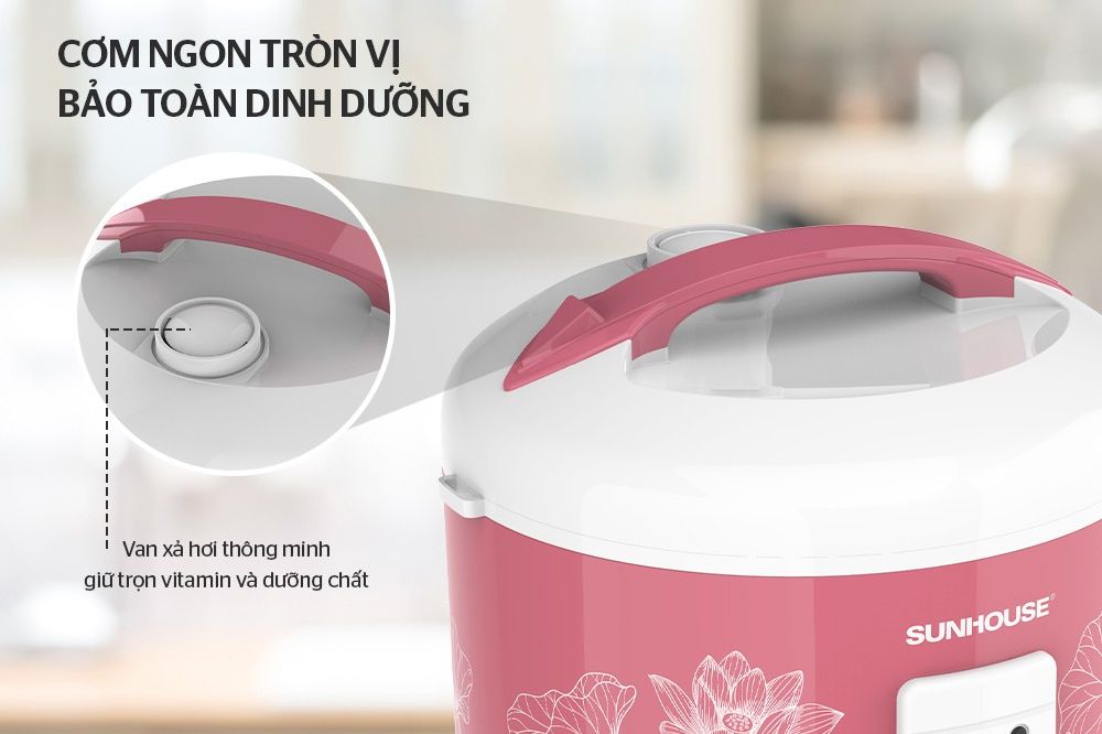 Nồi cơm điện 1.8 lít Sunhouse SHD8609