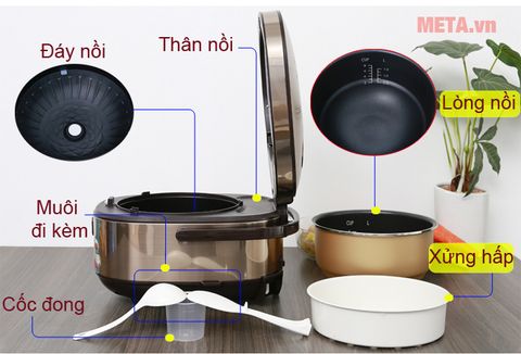 Nồi cơm điện cao tần 1.5 lít Sunhouse Mama SHD8955