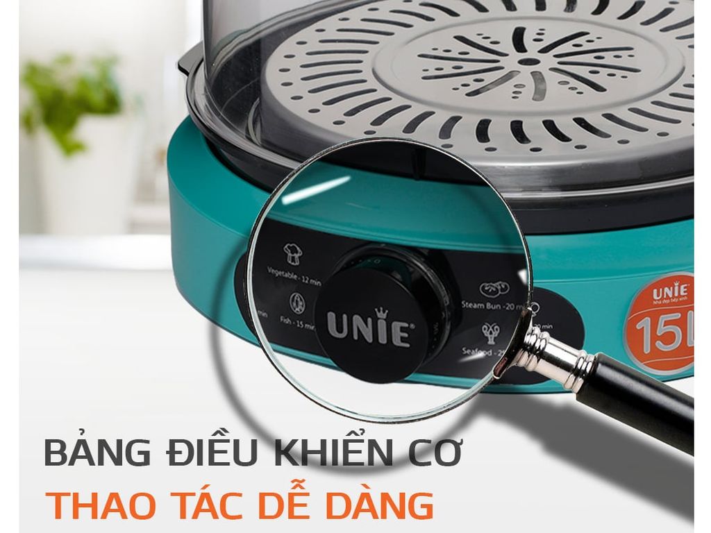 Nồi hấp điện UNIE UE-680 - 15 lít