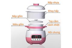 Nồi hấp và hầm cách thủy Song Anh SA600 - 0.8 lít