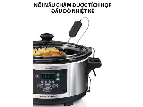 Nồi nấu chậm Hamilton Beach 33956A-SAU - 4.5 lít