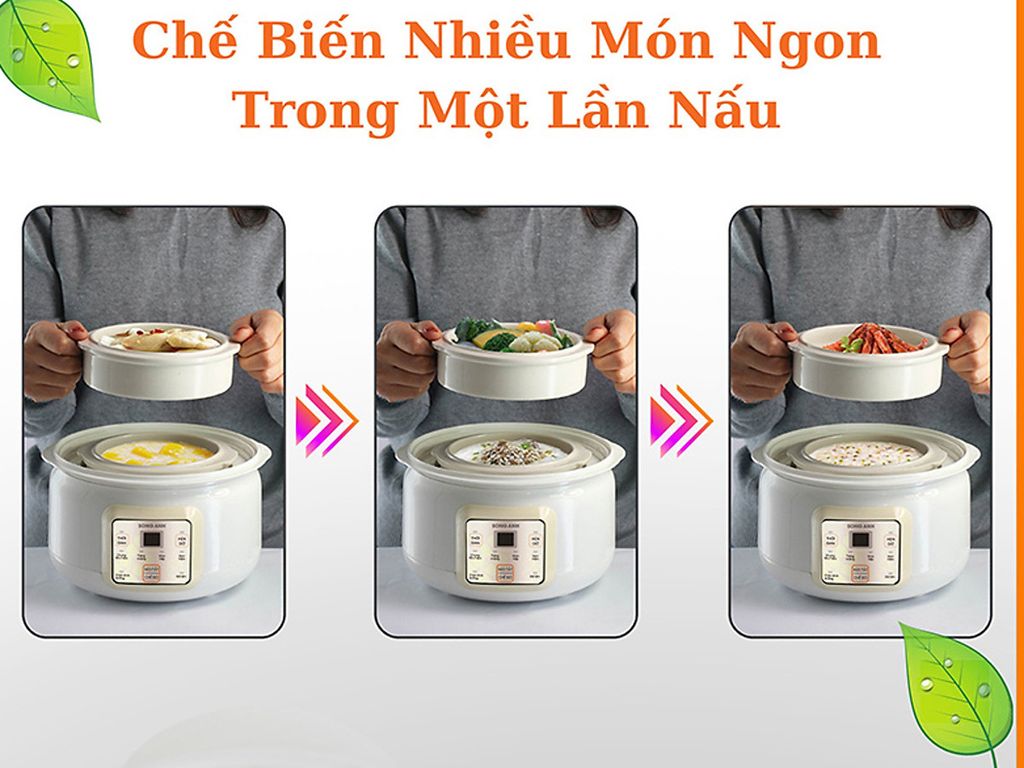 Nồi hầm chưng cách thủy Song Anh SA700 (1.5L)