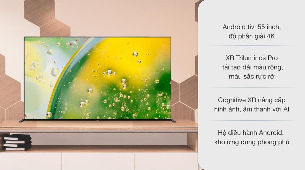 Android Tivi OLED Sony 4K 55 inch XR-55A90J [ 55A90J ] - Chính Hãng