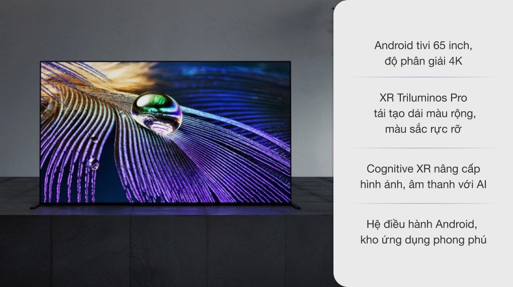 Android Tivi OLED Sony 4K 65 inch XR-65A90J [ 65A90J ] - Chính Hãng