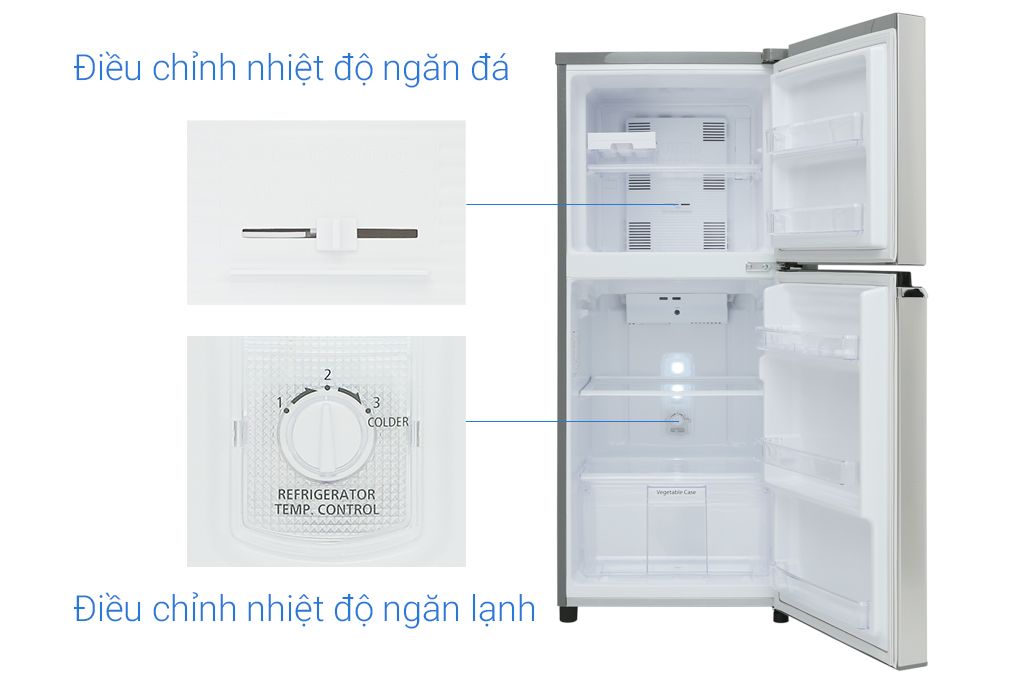 Tủ lạnh Panasonic Inverter 167 lít NR-BA189PPVN (2 Cánh)