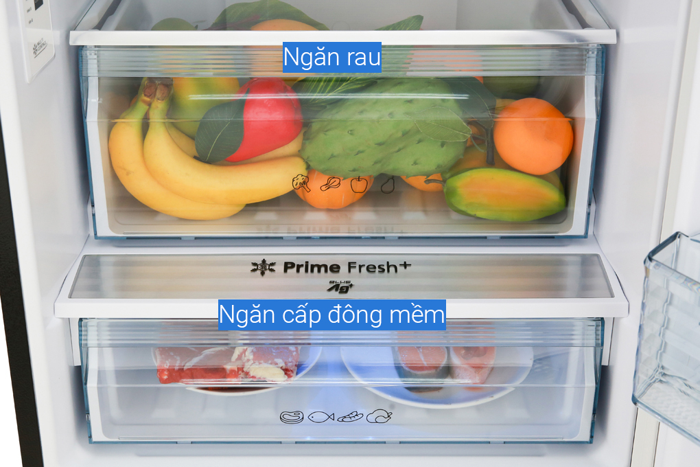 Ngăn cấp đông mềm có trang bị nắp đậy