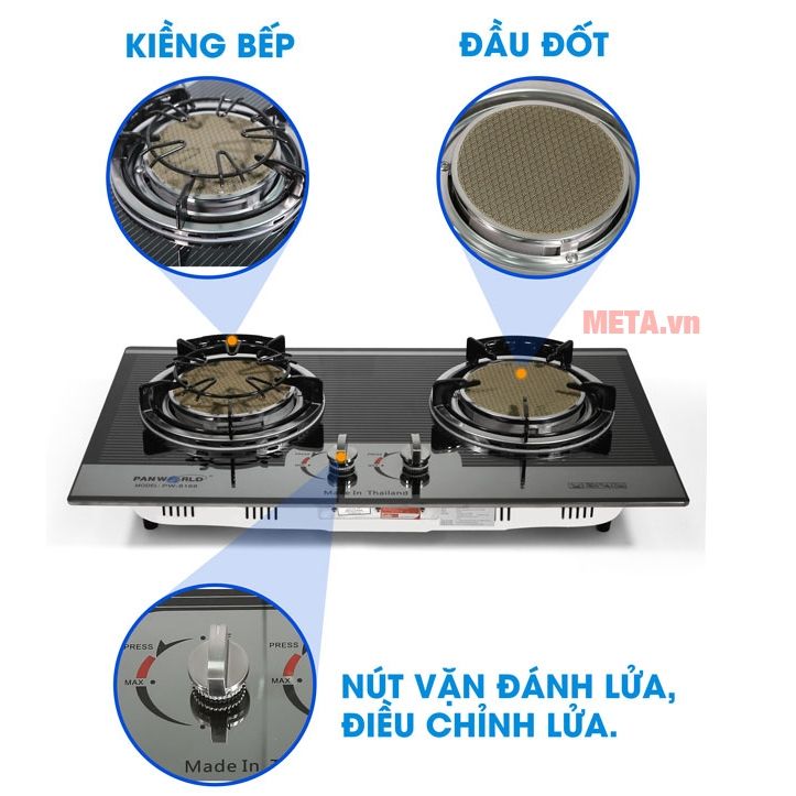 Bếp gas âm Panworld PW-8168