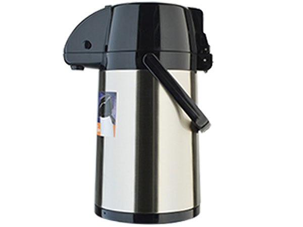 Vỏ bằng inox, ruột thủy tinh an toàn Phích đựng nước nóng