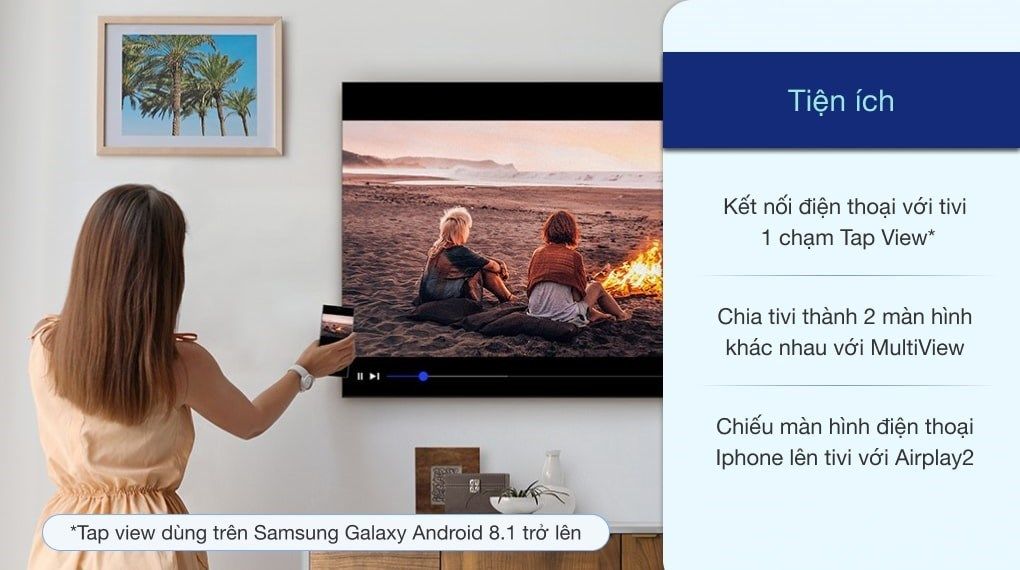 Smart Tivi Samsung QLED 4K 85 inch QA85Q70A [ 85Q70A ] - Chính Hãng