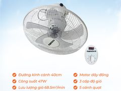 Quạt đảo trần Nanoco NOF1609