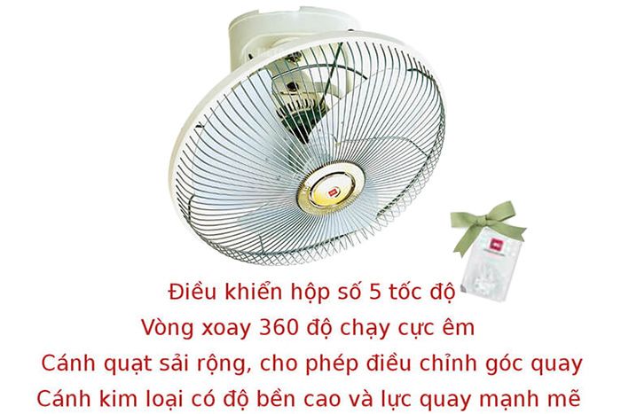 Quạt đảo trần KDK M40R