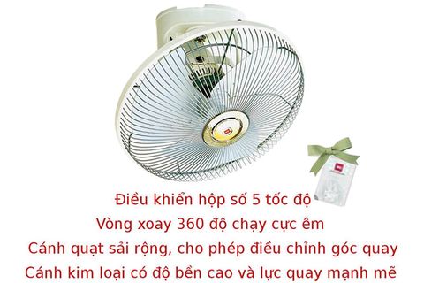 Quạt đảo trần KDK M40R
