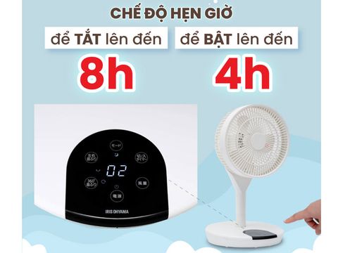 Quạt đối lưu không khí Iris Ohyama LFD-22T