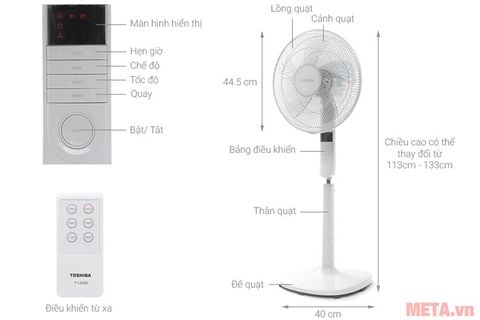 Quạt đứng Toshiba F-LSA20(H)VN