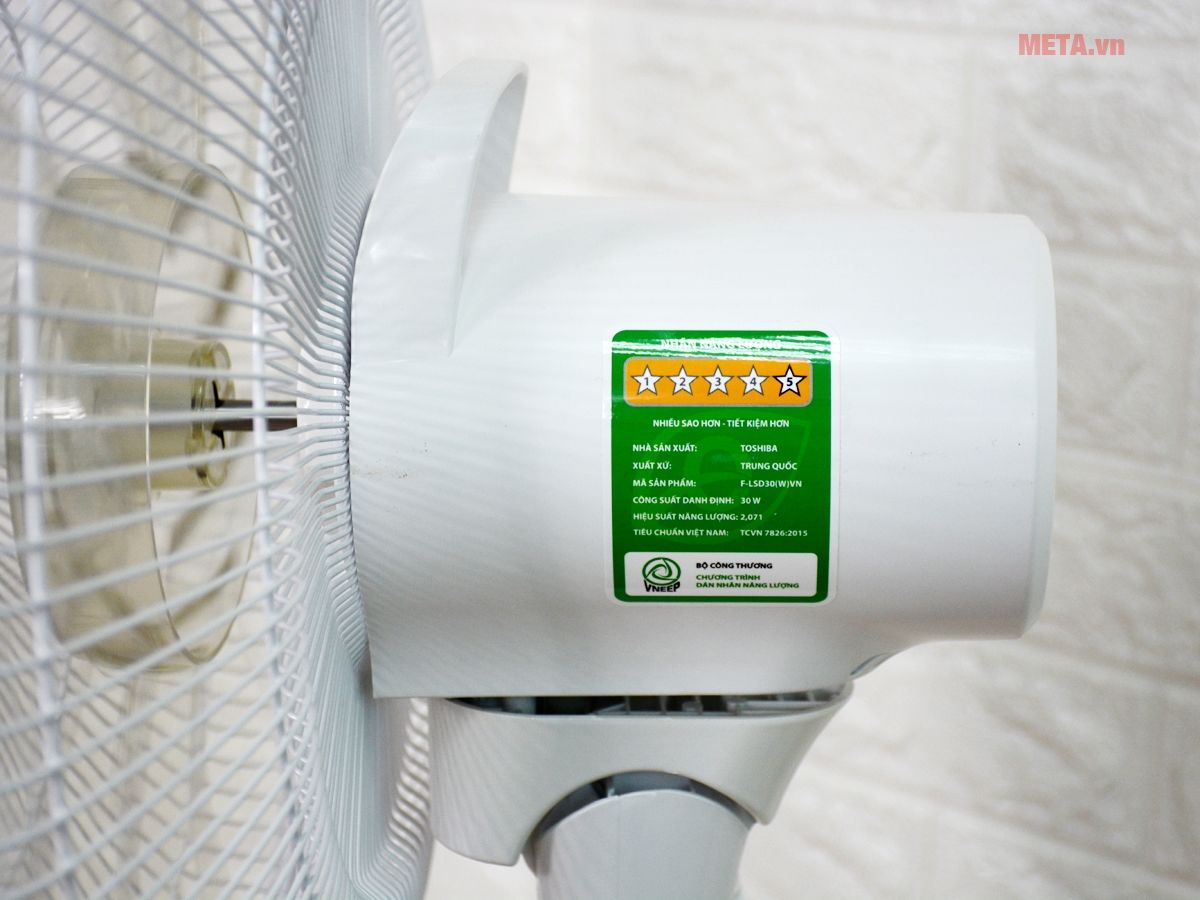Các thông số kỹ thuật của quạt Toshiba F-LSD30(W)VN Các thông số kỹ thuật của quạt Toshiba F-LSD30(W)VN