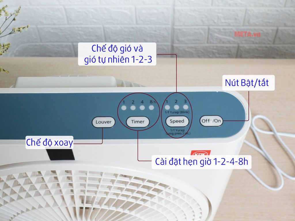 Quạt hộp KDK SD30X - có remote