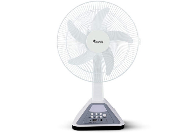 Ventilador Solar Sowun SW 807: ¡Frescura y comodidad al alcance de tu mano! - Ventilador Solar 16 Pulgadas Y 2 Bombil