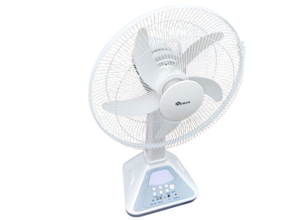 Ventilador Solar Sowun SW 807: ¡Frescura y comodidad al alcance de tu mano! - Ventilador Solar 16 Pulgadas Y 2 Bombil