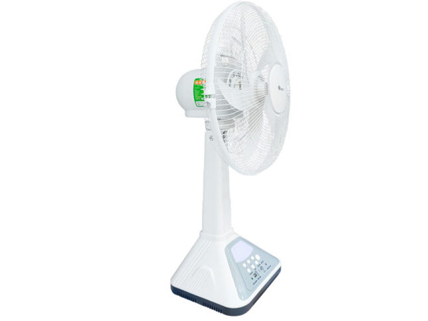 Ventilador Solar Sowun SW 807: ¡Frescura y comodidad al alcance de tu mano! - Ventilador Solar 16 Pulgadas Y 2 Bombil
