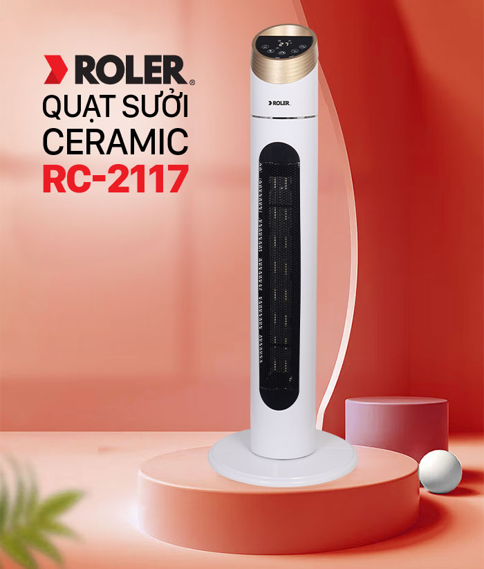 Quạt sưởi Ceramic Roler RC-2122R