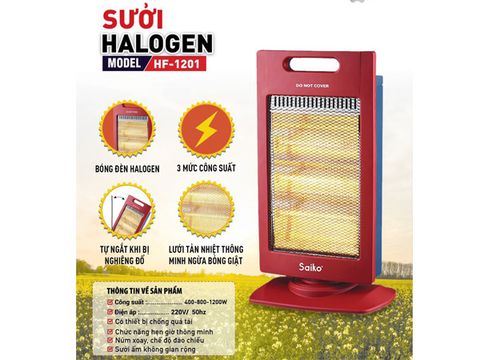 Máy sưởi halogen Saiko HF-1201