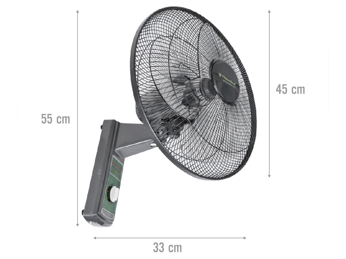 Quạt treo tường Vinawind QTT400-EĐ có thiết kế nhỏ gọn, đẹp mắt Quạt treo tường Vinawind QTT400-EĐ có thiết kế nhỏ gọn, đẹp mắt