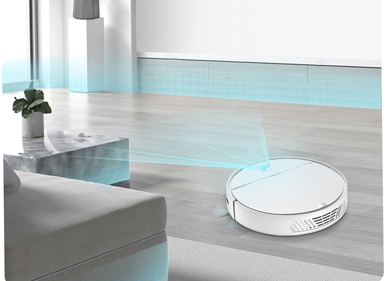 Robot hút bụi có lực hút lên đến 2.000Pa Robot hút bụi