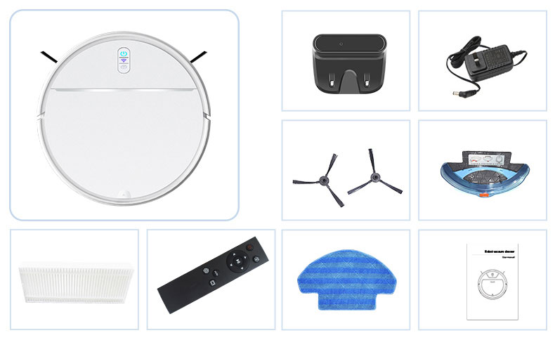 Phụ kiện Robot hút bụi Takdir V3-2S Robot hút bụi Takdir V3-2S