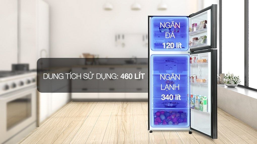 Tủ lạnh Samsung Inverter 460 lít RT46K603JB1/SV (2 cánh)