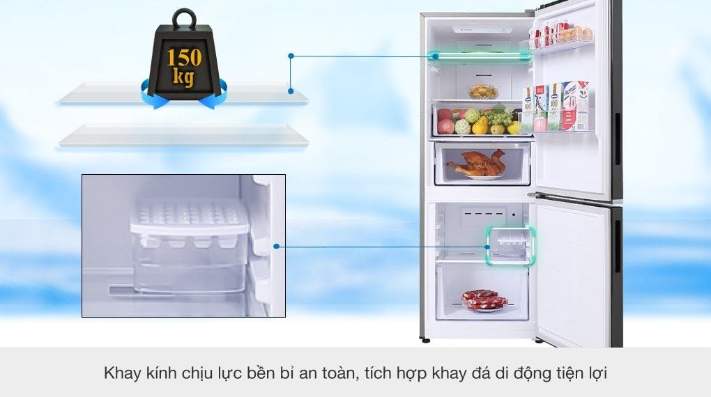 Tủ lạnh Samsung Inverter 280 lít RB27N4010BU/SV (2 cánh)