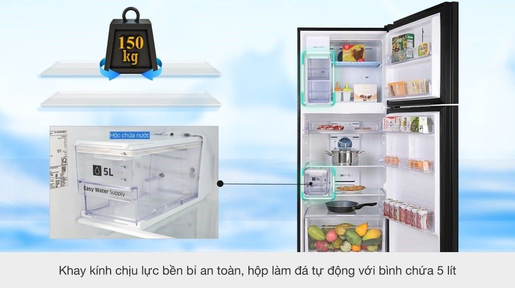 Tủ lạnh Samsung Inverter 360 lít RT35K50822C/SV (2 cánh)