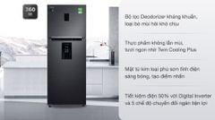 Tủ lạnh Samsung Inverter 360 lít RT35K5982BS/SV (2 cánh)