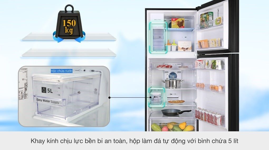 Tủ lạnh Samsung Inverter 380 lít RT38K50822C/SV (2 cánh)