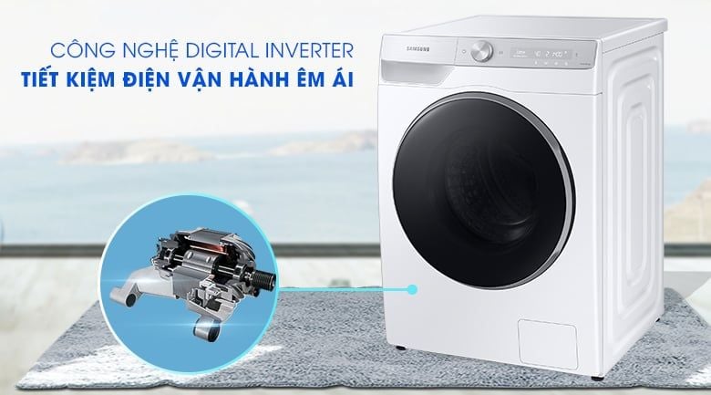 Máy Giặt Samsung Inverter 10 kg WW10TP44DSH/SV