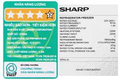 Tủ lạnh Sharp Inverter 401 lít SJ-FXP480VG-BK (4 cánh)