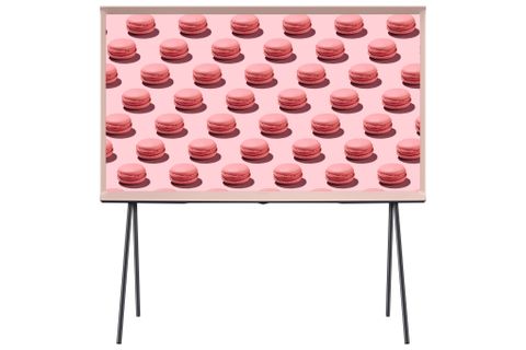 Smart Tivi Samsung The Serif QLED 4K 55 inch QA55LS01BP - Hồng [ 55LS01BP ]