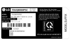 Smart Tivi LG UHD 4K 70 inch 70UQ8000PSC [ 70UQ8000 ] - Chính Hãng