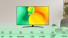 Smart Tivi LG NanoCell 4K 43 inch 43NANO76SQA [ 43NANO76 ] - Chính Hãng