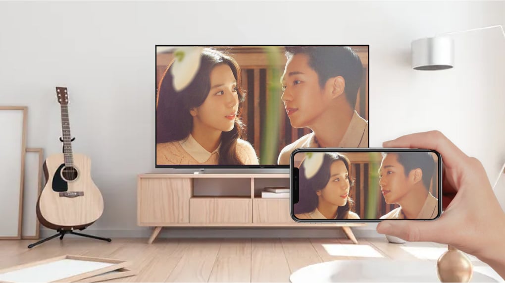 Smart Tivi QLED 4K 65 inch Samsung QA65Q70B - Chiếu điện thoại lên tivi