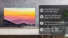 Smart Tivi Samsung QLED 4K 85 inch QA85Q80B [ 85Q80B ] - Chính Hãng