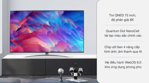 Smart Tivi LG QNED 8K 75 inch 75QNED99TPB [ 75QNED99 ] - Chính Hãng