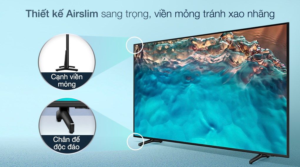 Smart Tivi Samsung Crystal UHD 4K 60 inch UA60BU8000 [ 60BU8000 ] - Chính Hãng