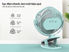 Quạt sạc mini Sunhouse SHD7111