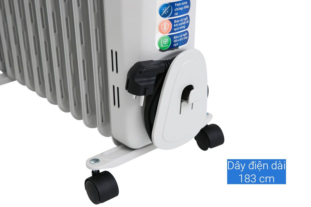 Máy sưởi dầu Midea MH-023-11A (11 thanh)