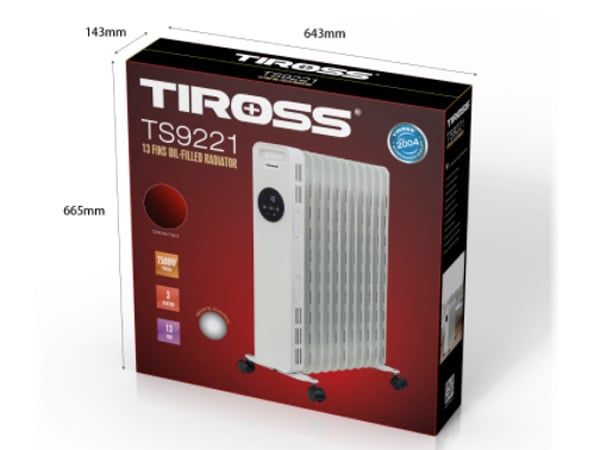 Máy sưởi dầu 13 thanh Tiross TS9221