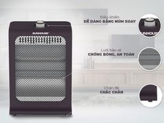 Sưởi điện hồng ngoại 2 bóng Sunhouse SHD7023