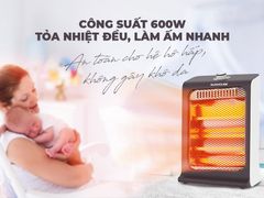 Sưởi điện hồng ngoại 2 bóng Sunhouse SHD7023