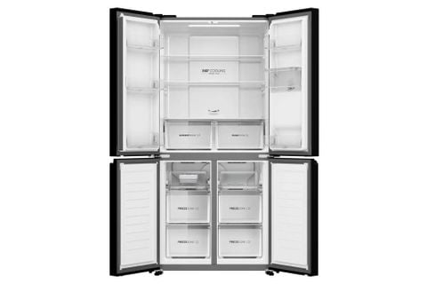 Tủ lạnh Aqua Inverter 469 lít Multi Door AQR-M536XA(WGB)